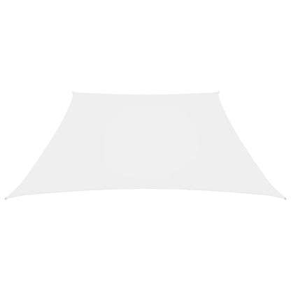 Vela parasol tela Oxford trapecio 4/5x4 m Blanco