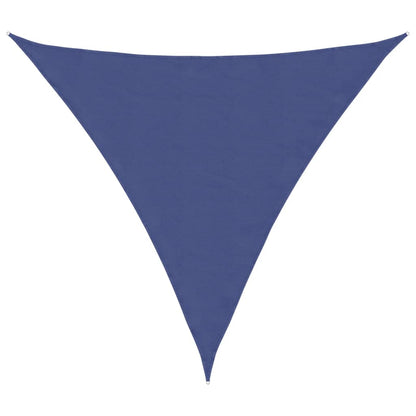 Vela parasol triangular tela oxford 4x4x4 m azul