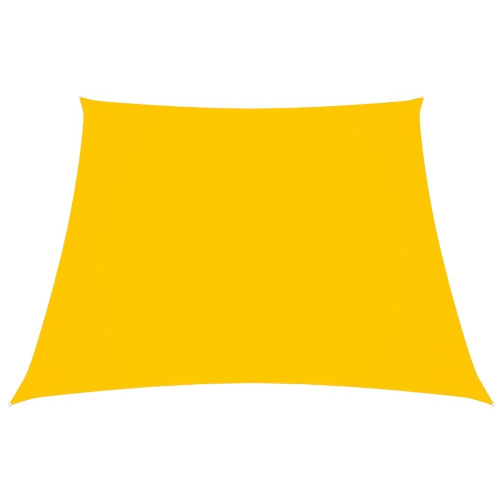 Vela parasol tela Oxford trapecio 2/4x3 m Amarillo