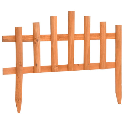 Bordure de jardin 10 pcs Bois de sapin 4,4 m