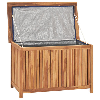 Boîte de rangement de jardin 90x50x58 cm Bois de teck solide