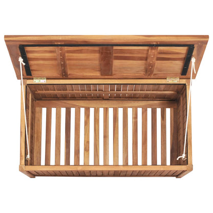 Boîte de rangement de jardin 90x50x58 cm Bois de teck solide