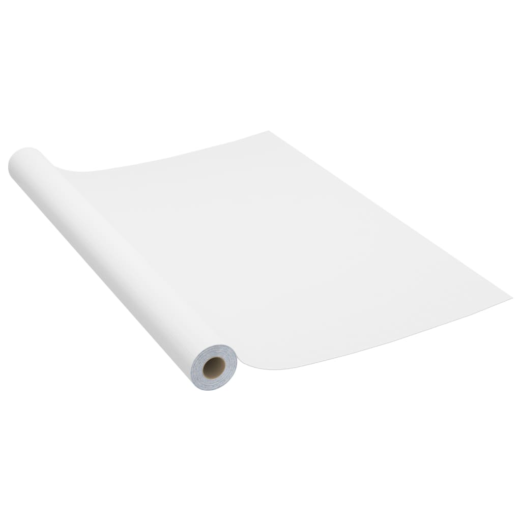 Films autoadhésifs pour meubles 2 pcs Blanc 500x90 cm PVC