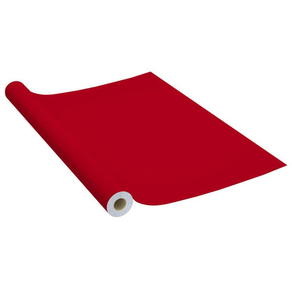 Films autoadhésifs pour meubles 2 pcs Rouge 500x90 cm PVC