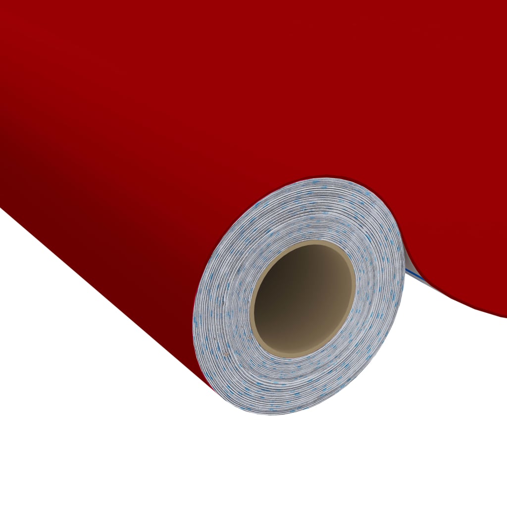 Films autoadhésifs pour meubles 2 pcs Rouge 500x90 cm PVC