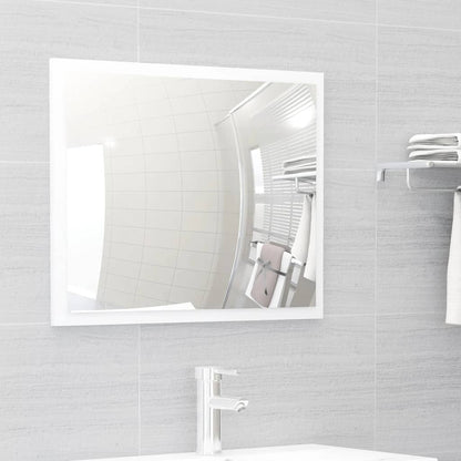 Ensemble de meubles salle de bain 2 pcs blanc bois d'ingénierie