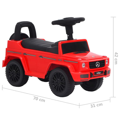 Voiture à pédales Mercedes-Benz G63 Rouge