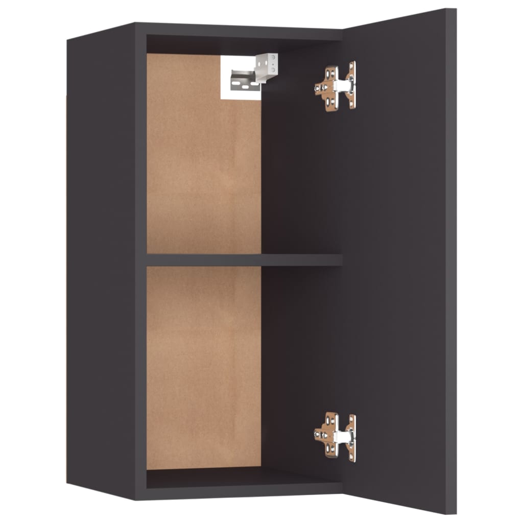 Meubles TV 2 pcs Gris 30,5x30x60 cm Bois d’ingénierie