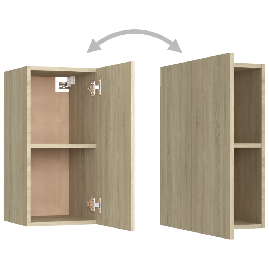 Meubles TV 2 pcs Chêne sonoma 30,5x30x60 cm Bois d’ingénierie