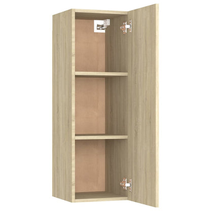 Meubles TV 2 pcs Chêne sonoma 30,5x30x90 cm Bois d’ingénierie