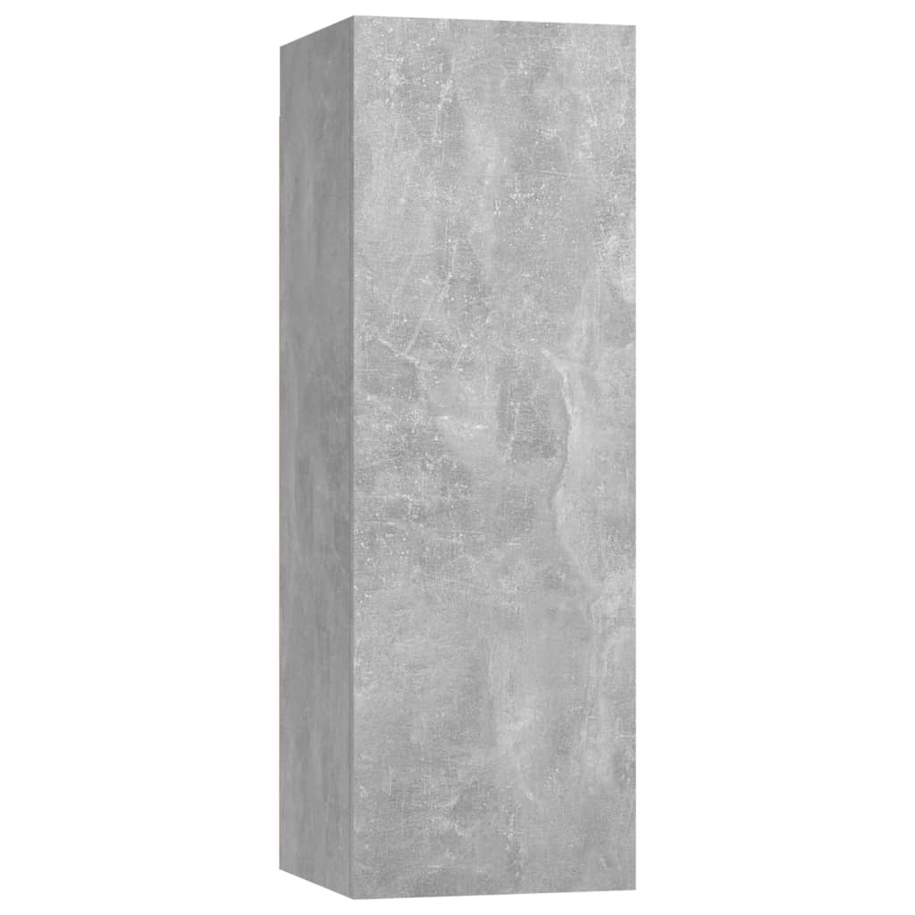 Meubles TV 2 pcs Gris béton 30,5x30x90 cm Bois d’ingénierie