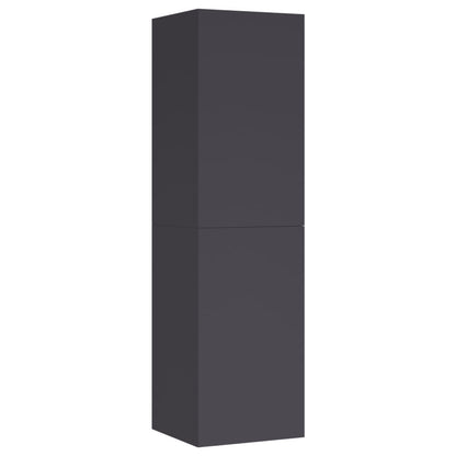 Meubles TV 2 pcs Gris 30,5x30x110 cm Bois d’ingénierie