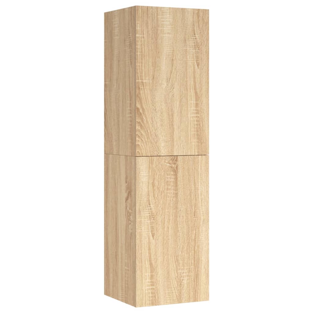 Meubles TV 2 pcs Chêne sonoma 30,5x30x110 cm Bois d’ingénierie