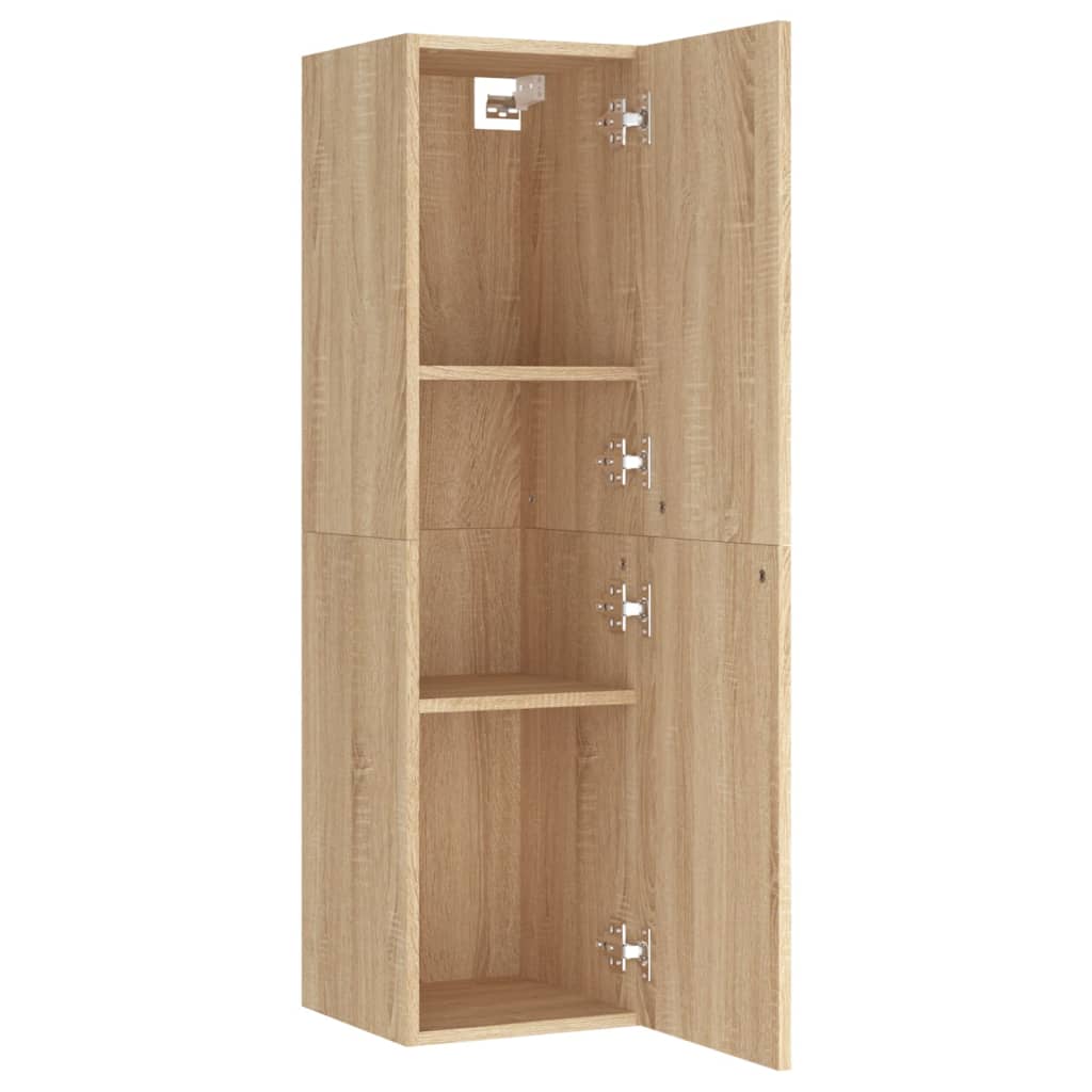 Meubles TV 2 pcs Chêne sonoma 30,5x30x110 cm Bois d’ingénierie