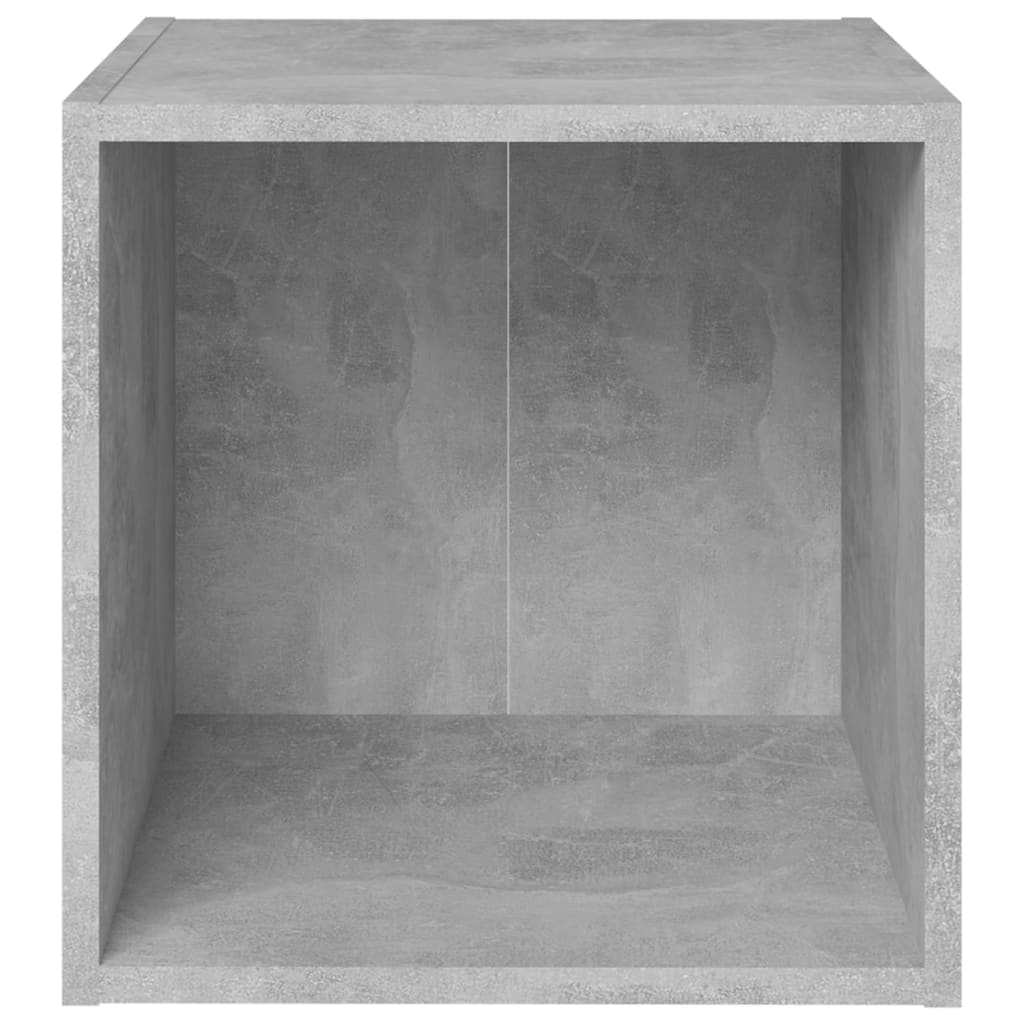 Meubles TV 4 pcs gris béton 37x35x37 cm bois d’ingénierie