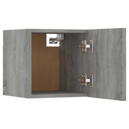 Meubles TV muraux 4 pcs Sonoma gris 30,5x30x30 cm