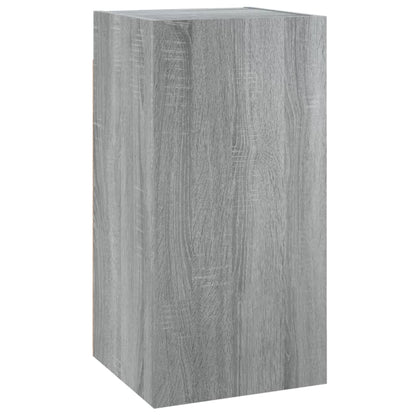 Meubles TV Sonoma gris 30,5x30x60 cm Bois d'ingénierie