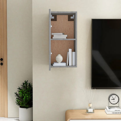 Meubles TV Sonoma gris 30,5x30x60 cm Bois d'ingénierie