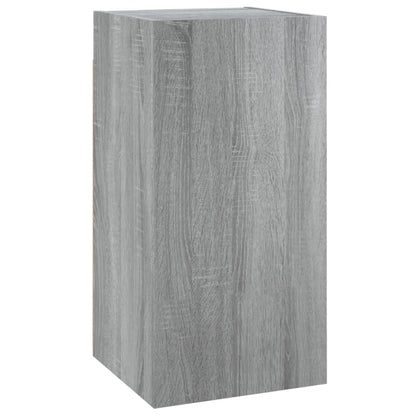 Meubles TV 2 pcs Sonoma gris 30,5x30x60 cm Bois d'ingénierie