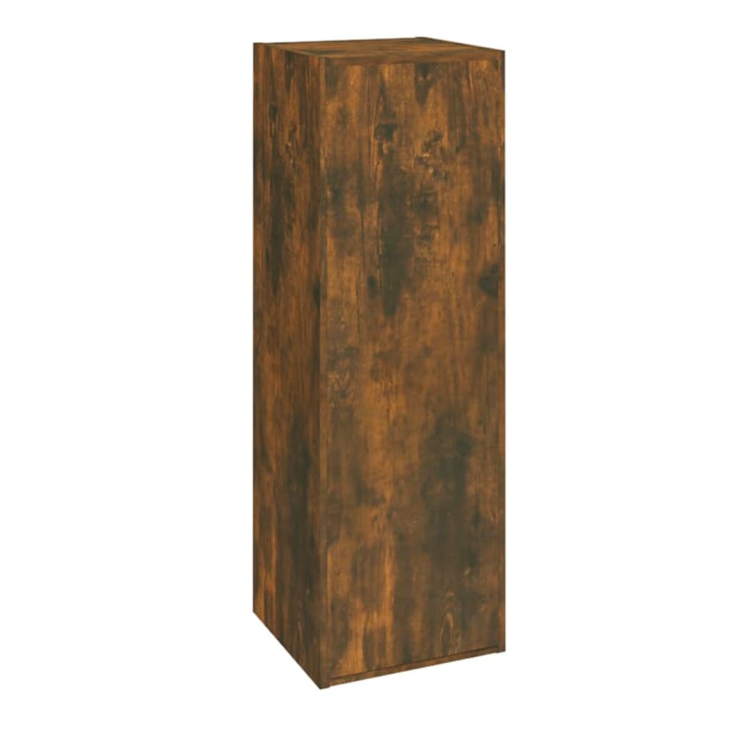 Meubles TV Chêne fumé 30,5x30x90 cm Bois d'ingénierie