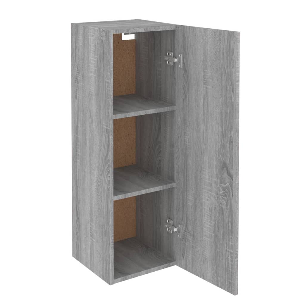 Meubles TV Sonoma gris 30,5x30x90 cm Bois d'ingénierie