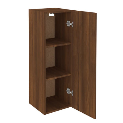 TV cabinets Brown oak 30.5x30x90 cm Engineered wood