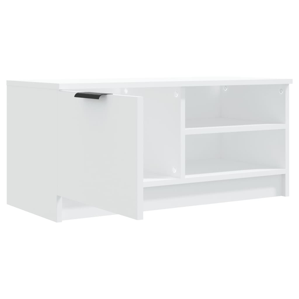 Meubles TV 2 pcs Blanc 80x35x36,5 cm Bois d'ingénierie