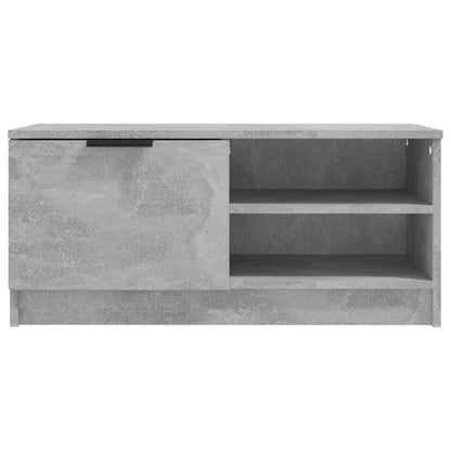 Meubles TV 2 pcs Gris béton 80x35x36,5 cm Bois d'ingénierie