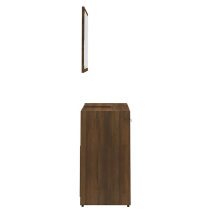 Meubles de salle de bain Chêne marron Bois d'ingénierie