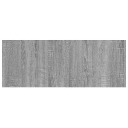 Meubles TV 2 pcs sonoma gris 80x30x30 cm bois d'ingénierie