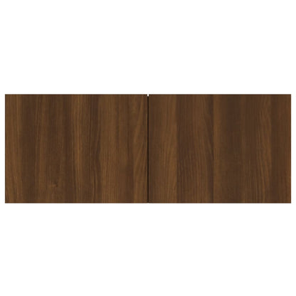 Meubles TV 2 pcs chêne marron 80x30x30 cm bois ingénierie