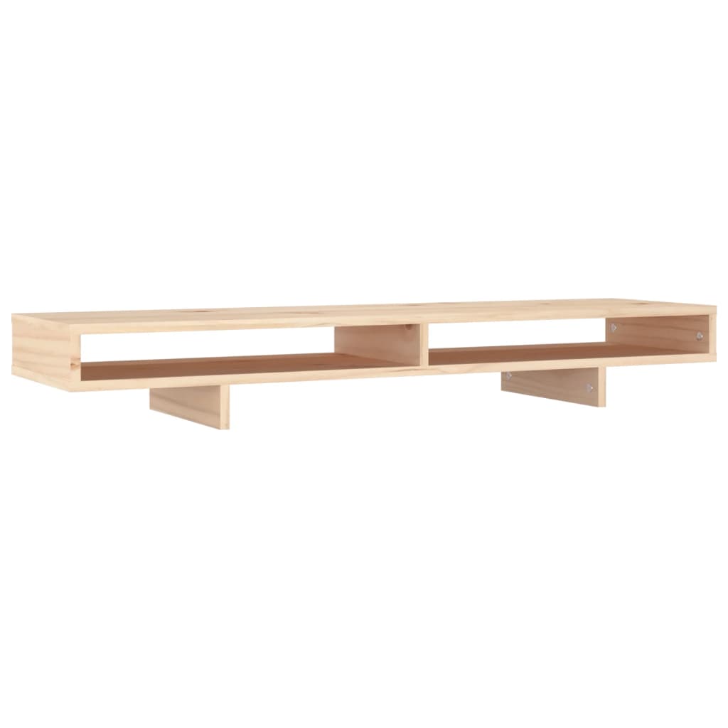 Support pour moniteur 100x27x14 cm Bois de pin solide