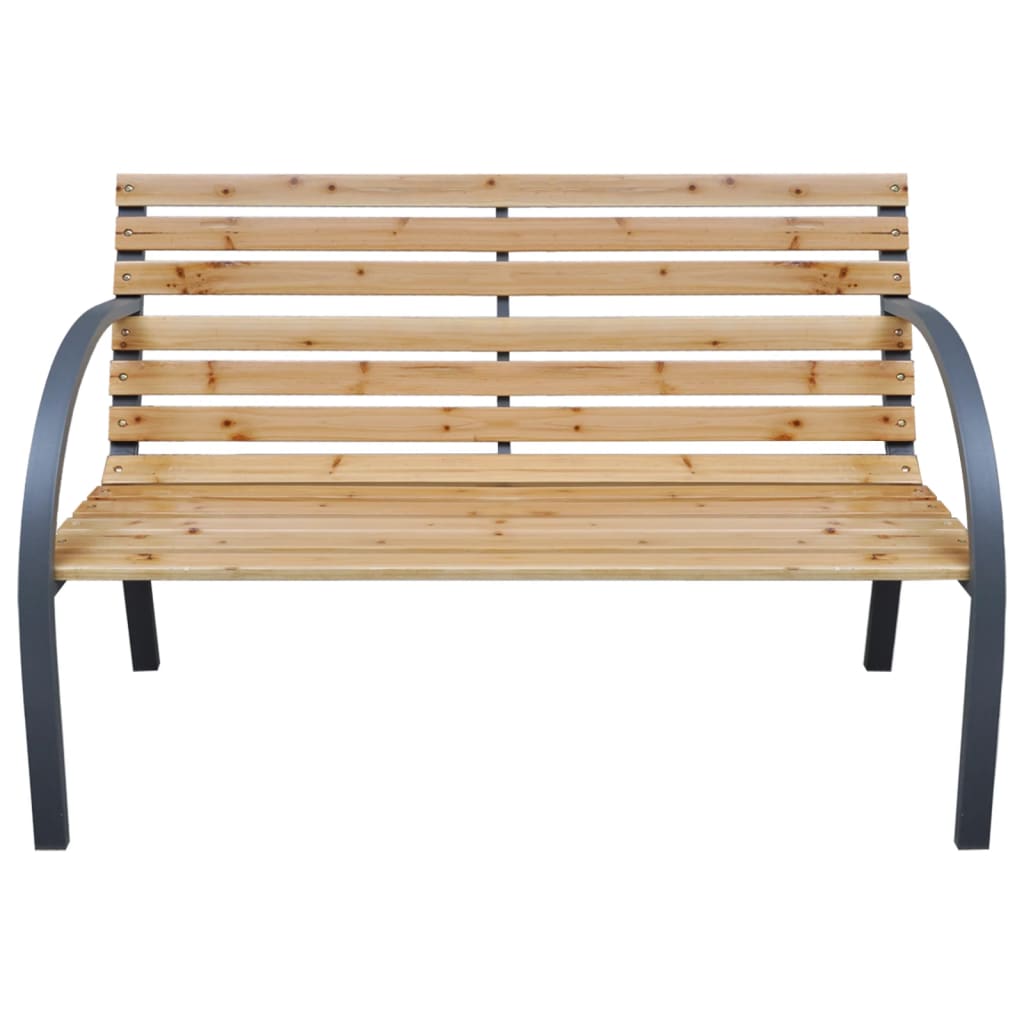 Banc de jardin 112 cm Bois de sapin massif