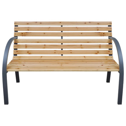 Banc de jardin 112 cm Bois de sapin massif