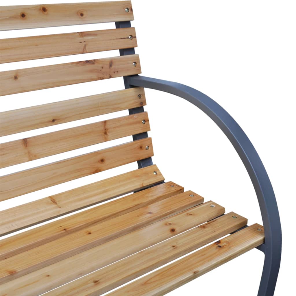 Banc de jardin 112 cm Bois de sapin massif