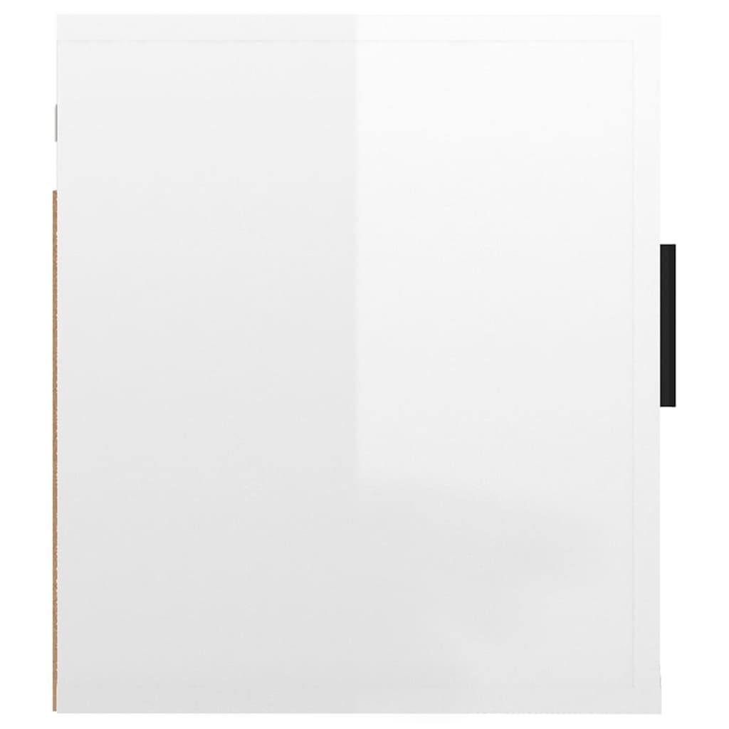 Meubles TV muraux 2 pcs Blanc brillant 40x34,5x40 cm