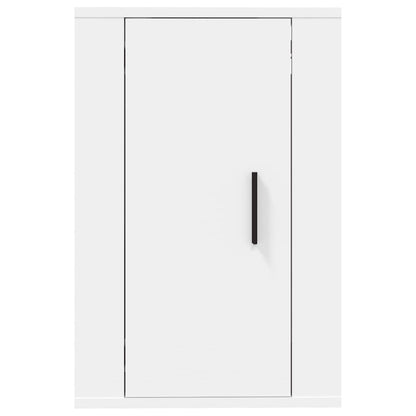 Muebles TV de pared 2 uds Blanco 40x34,5x60 cm