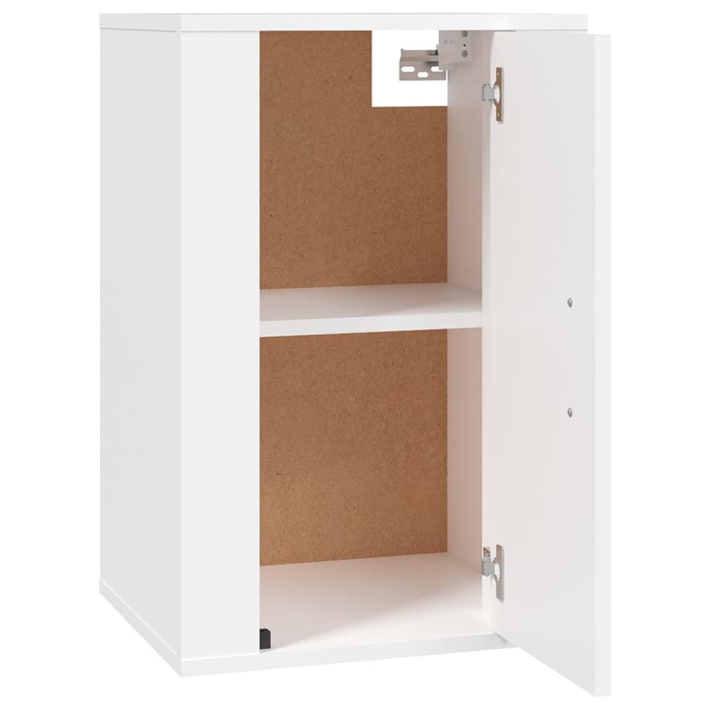 Muebles TV de pared 2 uds Blanco 40x34,5x60 cm