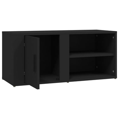 Meubles TV 2 pcs Noir 80x31,5x36 cm Bois d'ingénierie