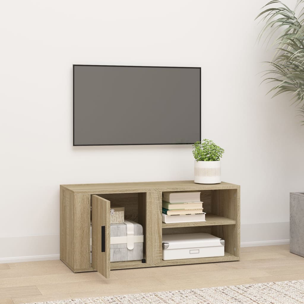 Meubles TV Chêne sonoma 80x31,5x36 cm Bois d'ingénierie