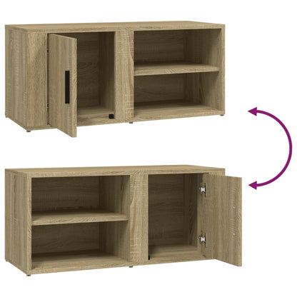 Meubles TV 2 pcs Chêne sonoma 80x31,5x36 cm Bois d'ingénierie