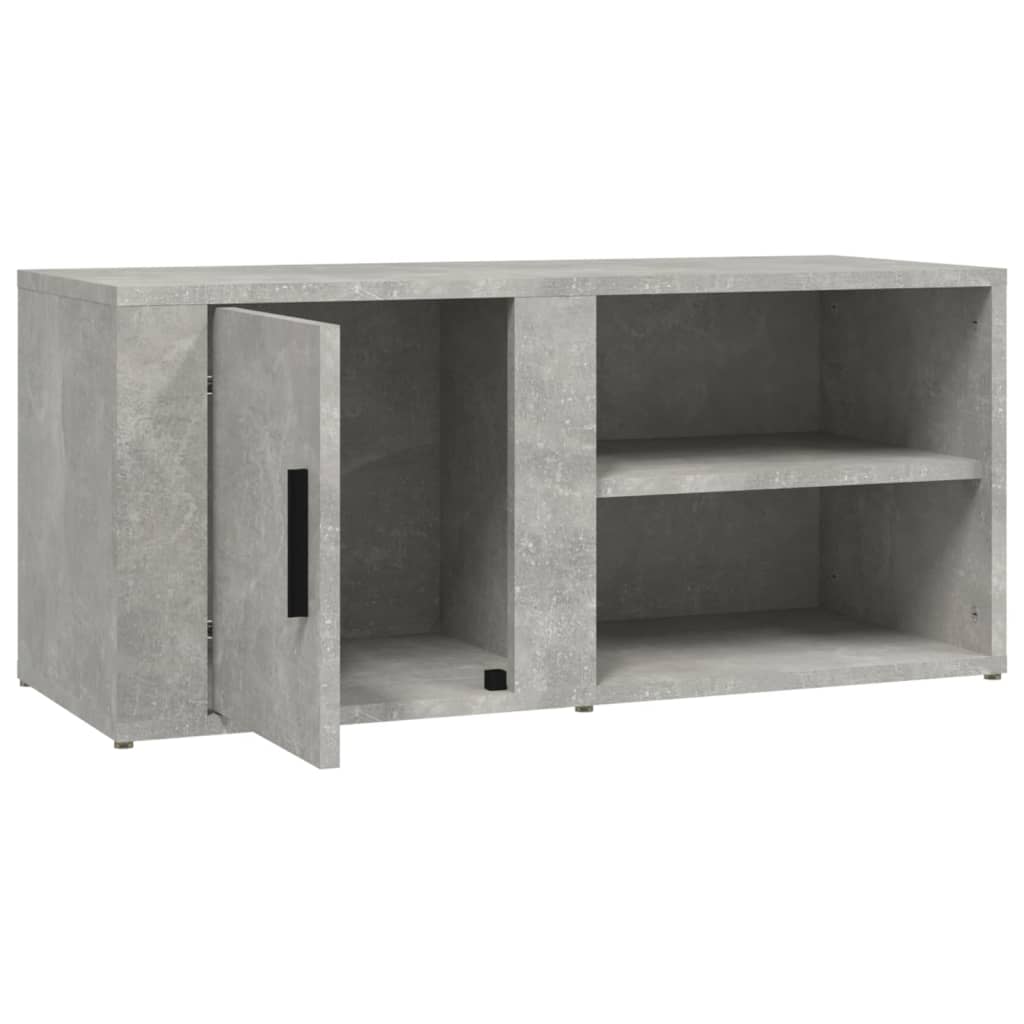 Meubles TV 2 pcs Gris béton 80x31,5x36 cm Bois d'ingénierie