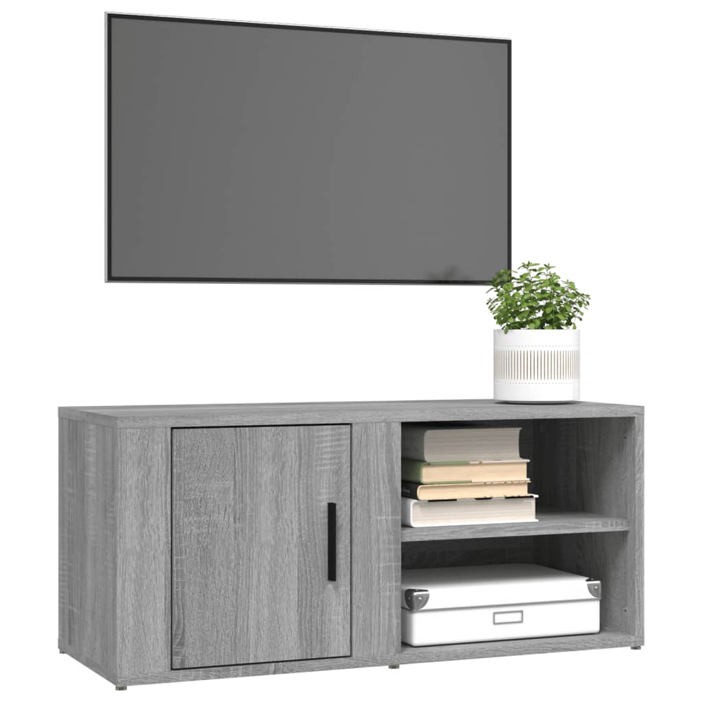 Meubles TV 2 pcs Sonoma gris 80x31,5x36 cm Bois d'ingénierie