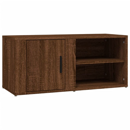 Meubles TV 2 pcs Chêne marron 80x31,5x36 cm Bois d'ingénierie