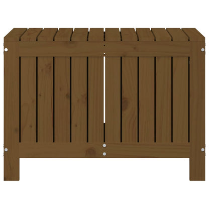 Boîte de rangement de jardin Marron miel 76x42,5x54 cm Bois pin