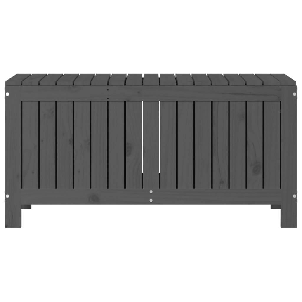 Boîte de rangement de jardin Gris 108x42,5x54 cm Bois de pin