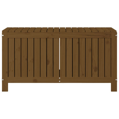 Boîte de rangement de jardin Marron miel 115x49x60 cm Bois pin