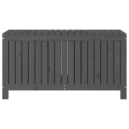 Boîte de rangement de jardin Gris 121x55x64 cm Bois de pin