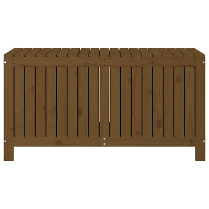 Boîte de rangement de jardin Marron miel 121x55x64 cm Bois pin