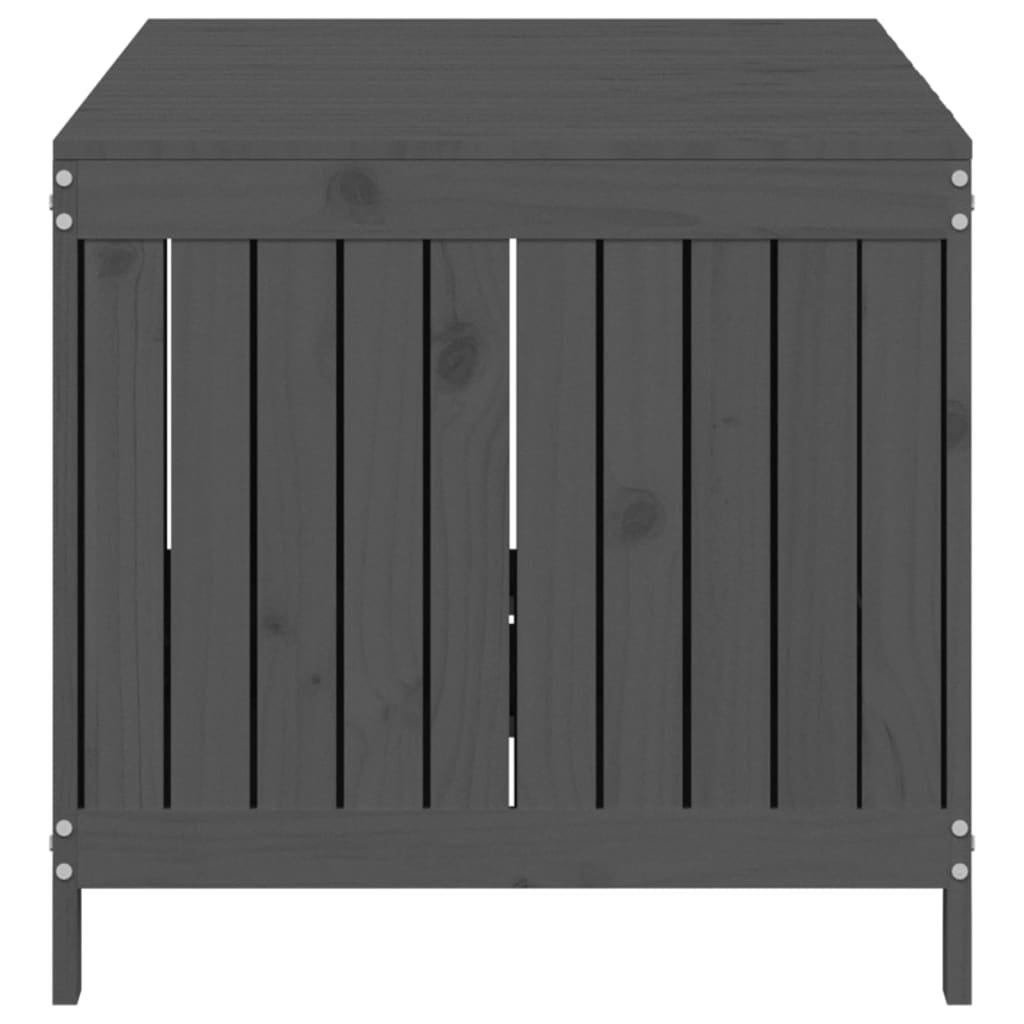 Boîte de rangement de jardin Gris 147x68x64 cm Bois de pin